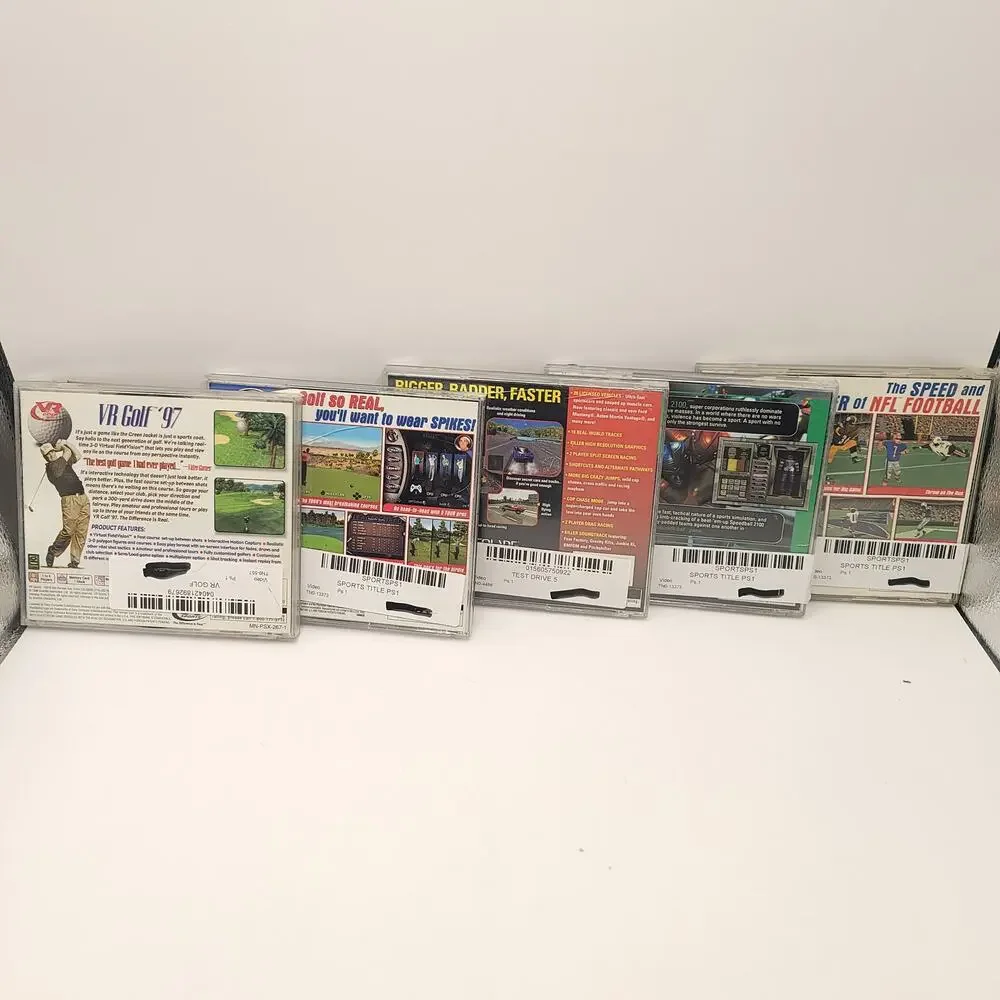 Playstation Lot of 25 Games Spec Ops Sno Cross Asteroids Cyber Tiger Test Drive